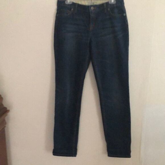 Lands End Canvas Low Rise Taille Basse Boot cut Jeans SIZE 28 - Picture 1 of 4